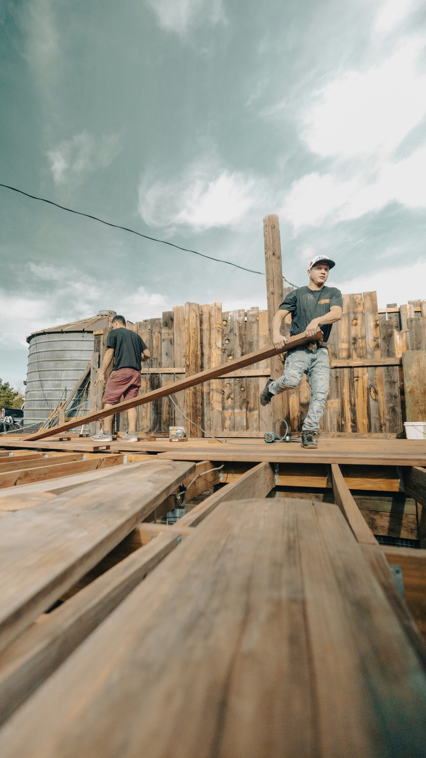 Deck building construction process in Star Idaho